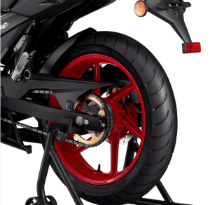 Apache RTR 160 4V FI all new high grip tyres